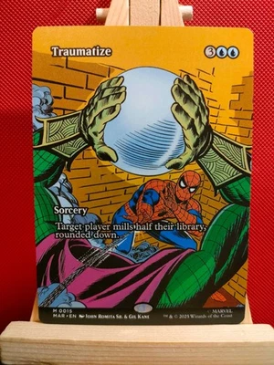 Traumatize (Borderless) - Marvel's Spider-Man - Mythic - NM - MTG - Image 1 of 2