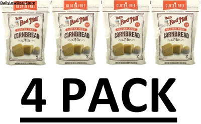 4 PACK - Bob's Red Mill Cornbread Mix 20 oz Gluten Free + FAST SHIPPING - Image 1 of 4