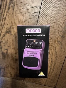 Guitarra Eléctrica “Behringer OD300” OVERDRIVE DISTORSION Pedal de Efectos de Guitarra ¡NUEVO! - Imagen 1 de 11