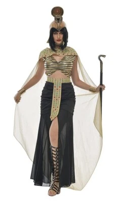 Reina del Nilo Emperatriz Egipcia Cleopatra Vestido Elegante Halloween Adulto Disfraz Foto 1 de 4