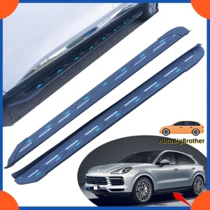 estriberas peldaños laterales barra Nerf para Porsche Cayenne 2018+ 2021 2022 2023 - Imagen 1 de 15