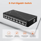 Commutateur réseau Gigabit Ethernet 8/5 ports RJ45 pour PC/Smart TV/Caméra IP