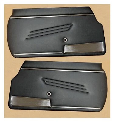 LARAM Pannelli porte dx e sx completi colore nero 124 spider 1.4-1.6-1.8