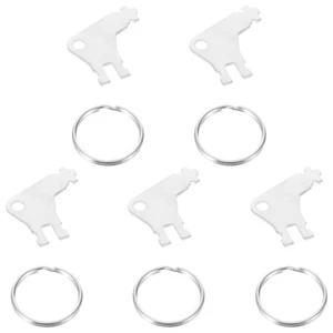 5 Pcs Chiave Del Distributore Wc Dispenser Carta Igienica Universale - Imagen 1 de 12