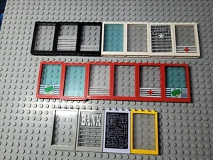 Lego 2x Marco de Ventana 2493/4347 (1x4x5) con Vidrio - Varios Colores - P&P Gratis - Imagen 1 de 18