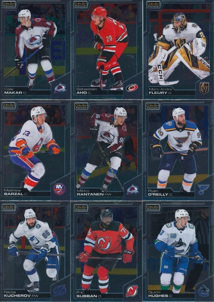 U PICK EM LOT 2020-21 20-21 O-Pee-Chee OPC Platinum Base card set #1-150 - Image 1 of 1