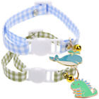2 Pcs Cat Chain Collar Cat Collar Boy Puppy Accessories Girl