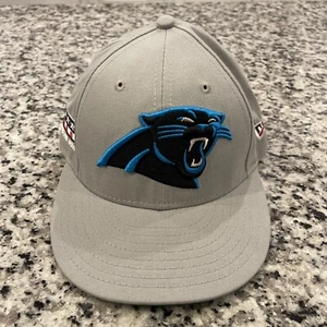 NFL-Mütze Größe 7 1/4 New Era 59 Fifty Carolina Panthers nicht verstellbar grau #Verschiedenes - Bild 1 von 7