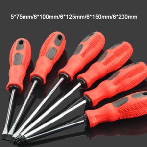 Screwdriver Phillips/Slotted Head With Magnetic DIY Tool Soft Grip Handles 5/6mm - Picture 1 of 5