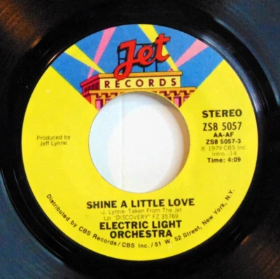 Electric Light Orchestra – Shine A Little Love/Jungle - 1979 Jet Records 7" 45 - Image 1 of 4