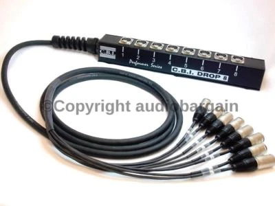 New CBI 25' 8 Channel Slim Drop Snake Authorized Dealer! Warranty FAST Shipping! - Image 1 of 3