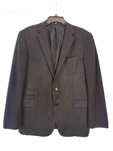 Ralph Lauren Italy 100% Wool Black Side Vent Suit Blazer Jacket Sz 42R - Picture 1 of 23