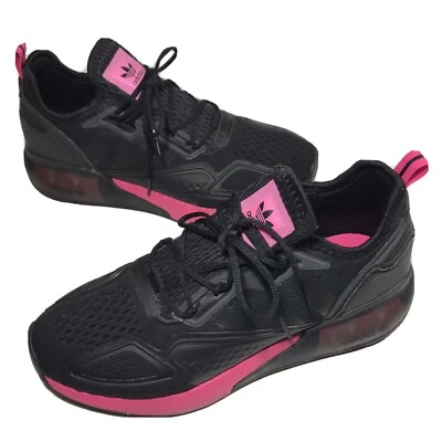 Adidas Originales Mujer ZK 2K Boost Zapatilla Negra Rosa Talla 9.5 EE. UU. Foto 1 de 4