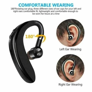 Bluetooth 5.0 Headset Wireless Earpiece Handsfree Earphone Best NEW Hot I3H7 - Picture 1 of 10