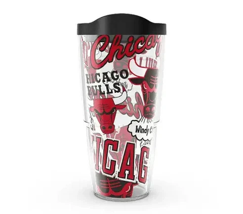 Chicago Bulls Tervis Travel Mug Tumbler 24 ounce Cover