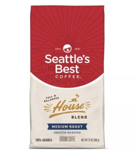 House Blend Medium Roast Ground Coffee, 12 Ounce (Pack of 1) - Picture 1 of 5
