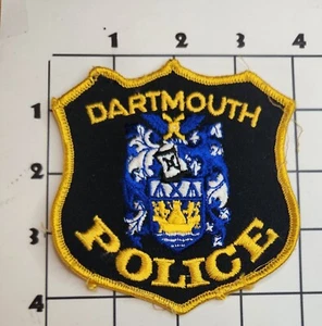Dartmouth Police Department Vintage Embroidered Sew On Uniform Patch - Picture 1 of 1