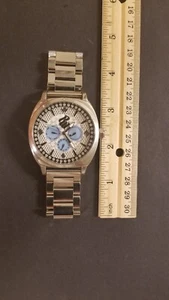 Roca wear Wristwatch chronograph crystal dial new battery works great - Picture 1 of 8