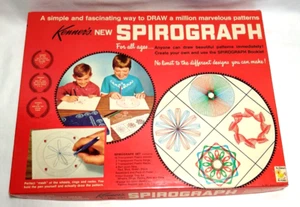 Kenner SPIROGRAPH #401 FIRST ISSUE Includes Instructions. Cardboard, Pins Vtg 67 - Picture 1 of 5