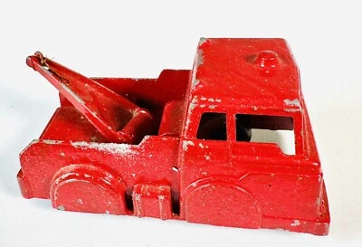 Grúa de colección años 60 Midgetoy roja diecast Rockford, Illinois EE. UU. Foto 1 de 4