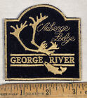 Vintage George River Auberge Lodge Quebec Canada Patch Trout Fly Fishing Norpaq