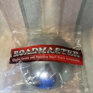 4pcs 8" Chrome Dome Style Kenworth Peterbilt Truck Rear Hub Cap Wheel Covers Set - Picture 1 of 3