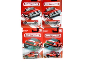 Matchbox Target Red Edition 1968 Chevy C10 & 2010 Ford F 150 SVT Raptor Lot of 4 - Picture 1 of 3