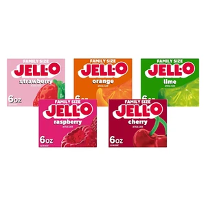Variety Pack Orange Cherry Lime Strawberry Raspberry 6 Oz (5-Pack) - Picture 1 of 12