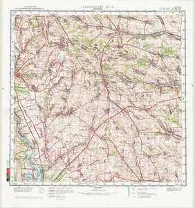 Russian Soviet Military Topographic Map - KOTOVSK (Ukraine), 1:200 000, ed.1988 - Picture 1 of 6