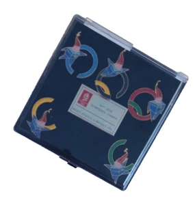 ALBERTVILLE 1992 OLYMPIC RINGS WINTER GAMES PIN BADGE SET - Picture 1 of 1