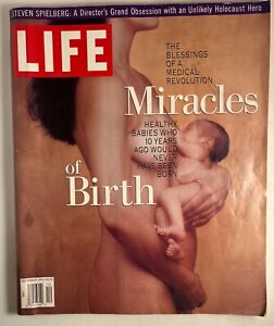 December 1993 LIFE Magazine Miracles of Birth  Steven Spielberg EUC
