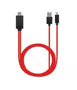 Micro-USB to HDMI 4K Cable HDTV TV Digital AV Adapter For Samsung Galaxy | 1.8m - Picture 1 of 7