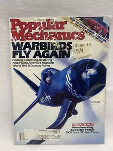 1990 Jun Popular Mechanics Magazine, Vintage - Car Tobacco Tech Alcohol Ads - Reader - Bild 1 von 4