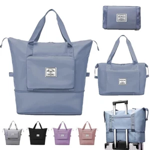 Folding Travel Handbag Bag Unisex Large Capacity Lightweight Waterproof Portable - Picture 1 of 22