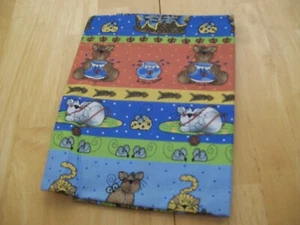 New The Whole Country Caboodle Feline Frenzy Cat Fabric Cotton Material 36 x 42 - Picture 1 of 8