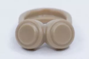 NUEVOS LEGO® Minifigura Bronceado Oscuro Auriculares Cuello Redondo 76200, 76384 - Imagen 1 de 2