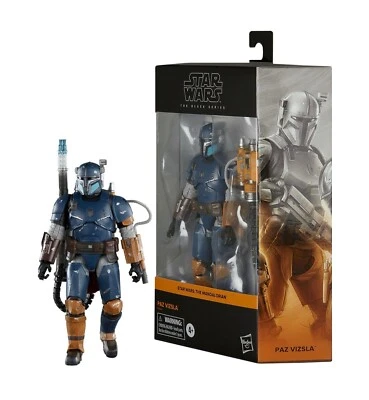 STAR WARS THE BLACK SERIES- PAZ VIZSLA Figurine THE MANDALORIAN (15cm) - SCELLÉE - Photo 1/4