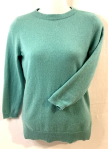 Talbots Size S Wome’s Sweater Cashmere Color Mint Green Knit - Picture 1 of 6