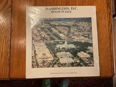 JIGSAW PUZZLE 1975 SEALED WASHINGTON DC GAMEOPHILES 500 PIECES 16”x20” - Image 1 of 4