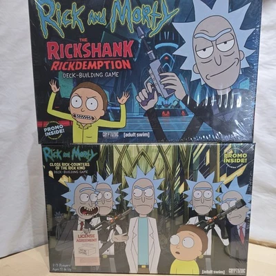 Rick and Morty Close Rick-Counters & RickShank Rickdemption Deck-Building NEW  - image 1 of 2