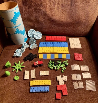 Ladrillos/constructores/ventanas de plástico americano Halsam Products de colección 100+ piezas Foto 1 de 4