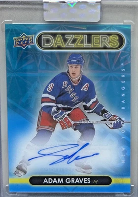 2024-25 Upper Deck Clear Cut Adam Graves Dazzlers Auto - Image 1 of 2