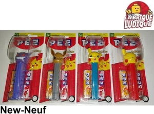 PEZ lot 4 distributeur Pokémon sous blister Pikachu Gengar Ectoplasma Evoli NEUF - Picture 1 of 2