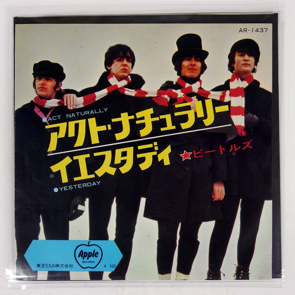 BEATLES ACT NATURALLY / YESTERDAY APPLE AR1437 Japan VINYL 7 - Image 1 of 1