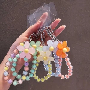 Macaron Color Cell Phone Charm Lanyard Wrist Strap Car Keychain - Photo 1 sur 14
