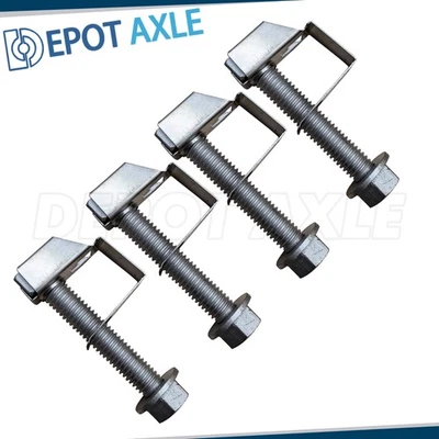 4Pcs Exhaust Manifold Flange Bolts and Nuts For Jeep Wrangler Dodge Durango Ram Foto 1 de 4
