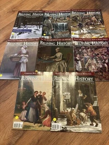 LOT x 8 Reliving History Mag 2018 2019 2020 Average & Extraordinary 18th Century - Picture 1 of 12