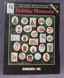 HOLIDAY MOMENTS cross stitch leaflet DIMENSIONS charts for 25 ornaments - Picture 1 of 1