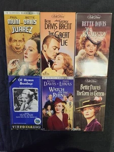 Bette Davis VHS 6 Tonband Posten! Top Zustand - Bild 1 von 8
