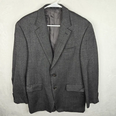 Blazer Abrigo Deportivo Lauren Ralph Lauren Para Hombres 100% Lana Gris Tweed Talla 40R Foto 1 de 4